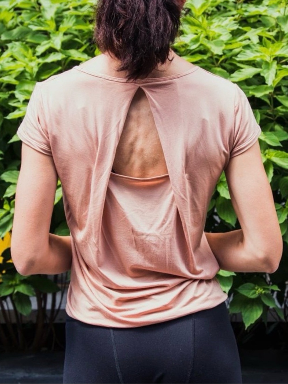 On Running Apricot Short Sleeve Tee